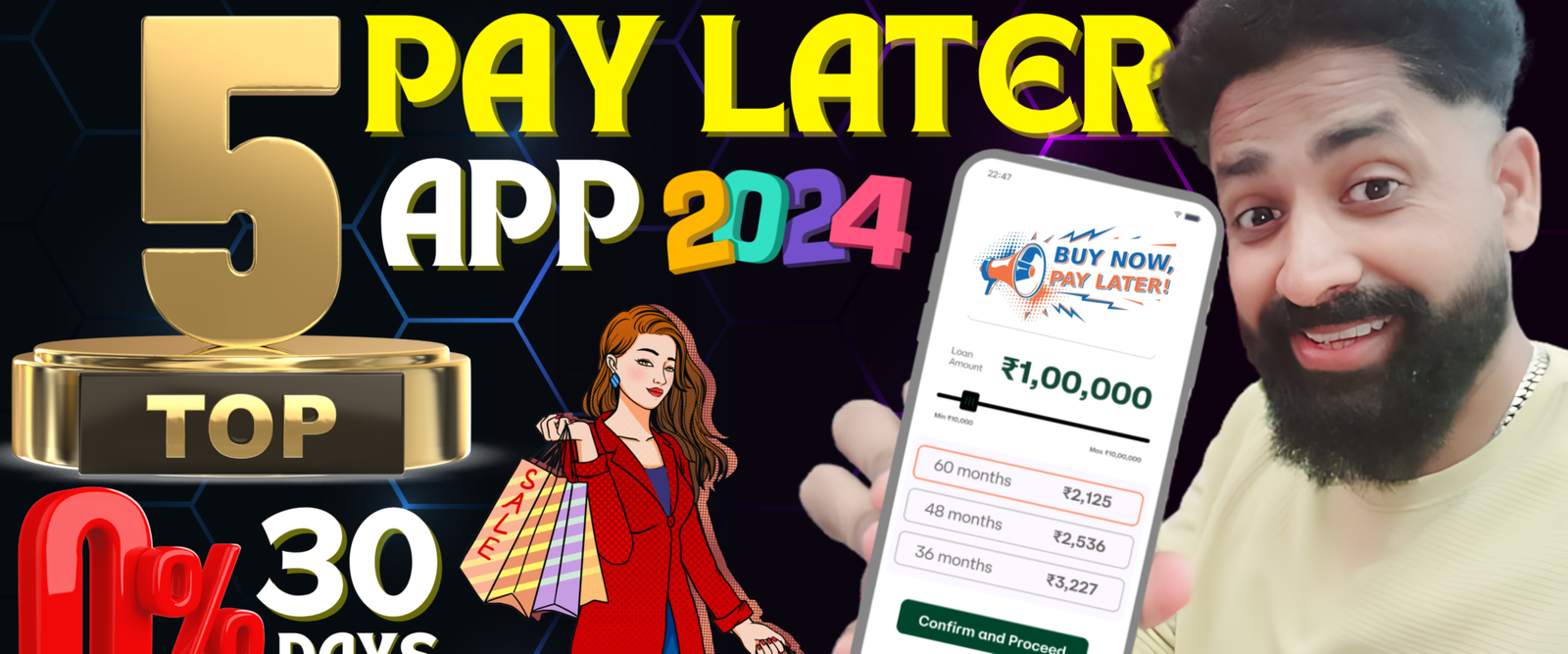 Best 5 Buy Now pay later App 2024 | No Income Proof Zero interest