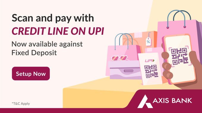 Axis Bank Credit Line on UPI